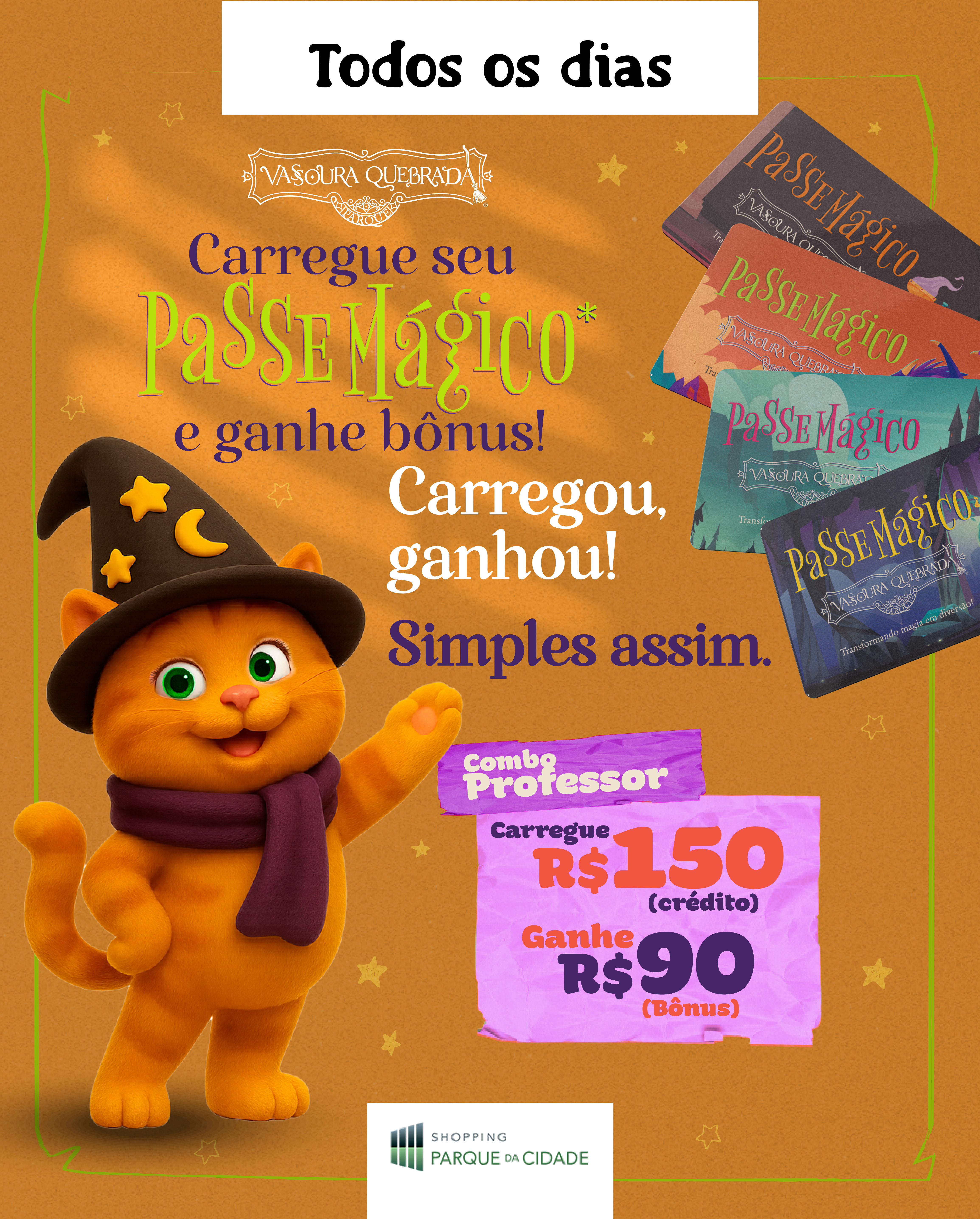 CARREGUE E GANHE | VASSOURA QUEBRADA /ATRIUM SHOPPING 