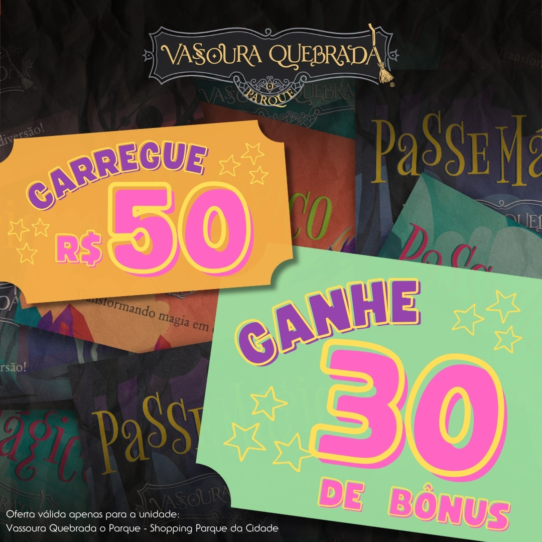CARREGUE E GANHE | VASSOURA QUEBRADA  |ATRIUM SHOPPING