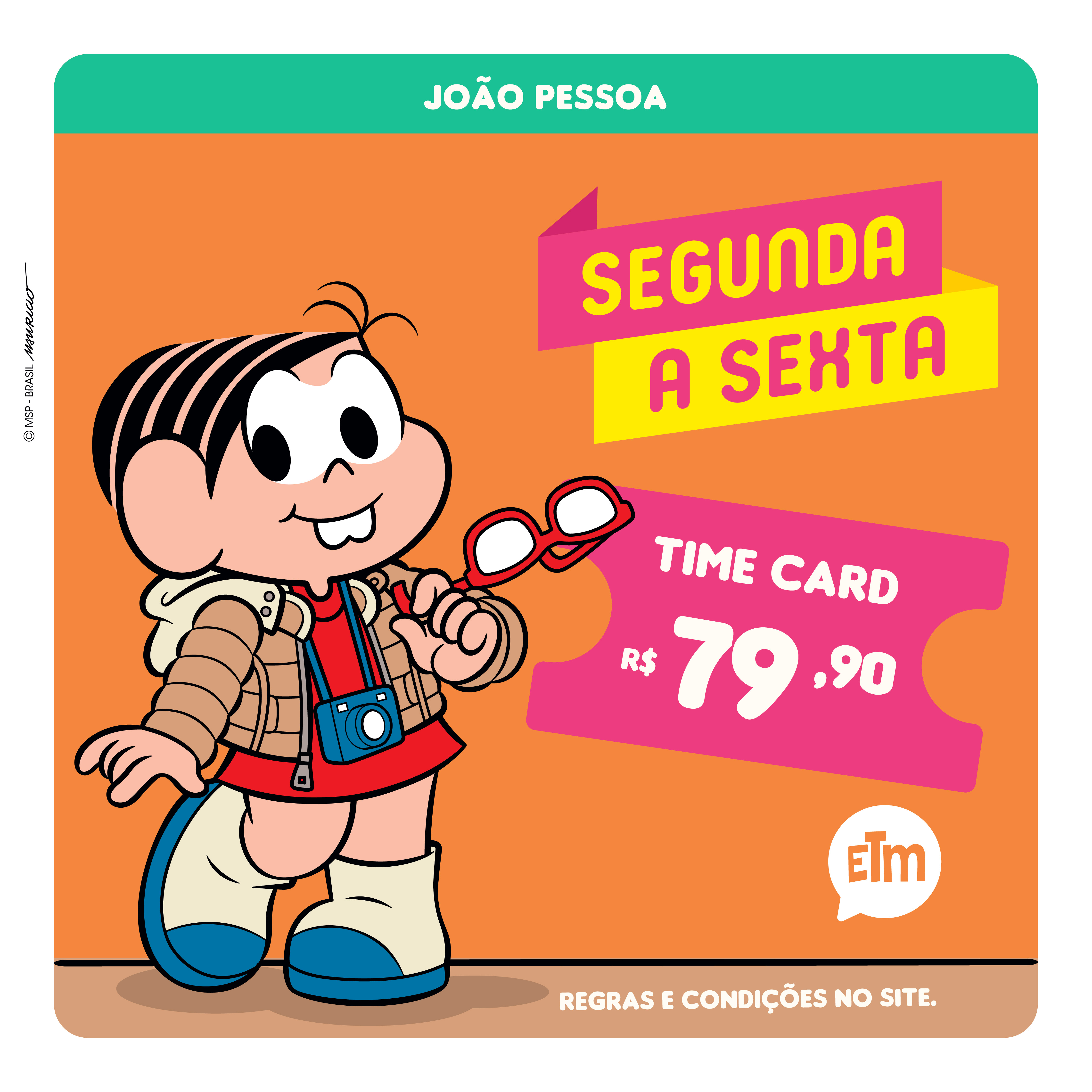 Time Card 2H - Segunda a sexta feira (João Pessoa)